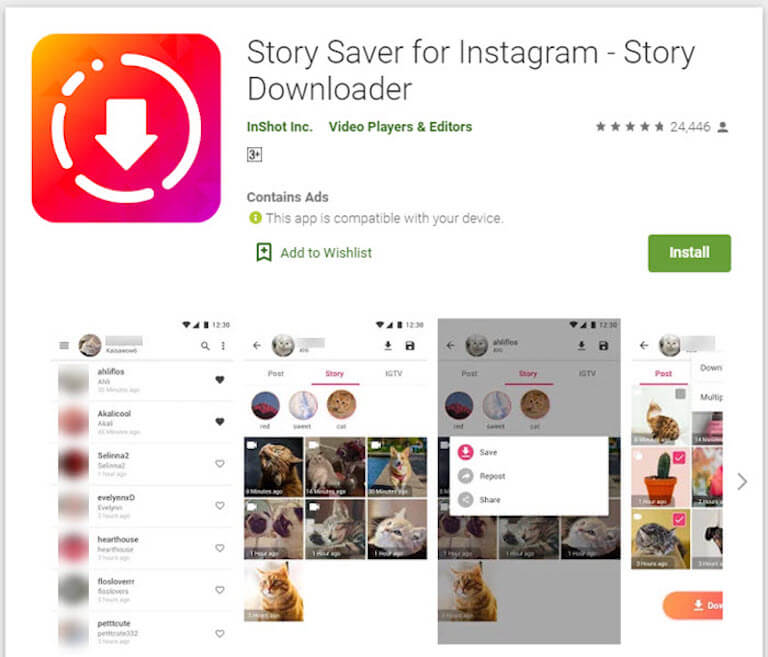 Cari akun Instagram yang akan kamu download storynya, kalau sudah ketemu langsung saja tap profilnya