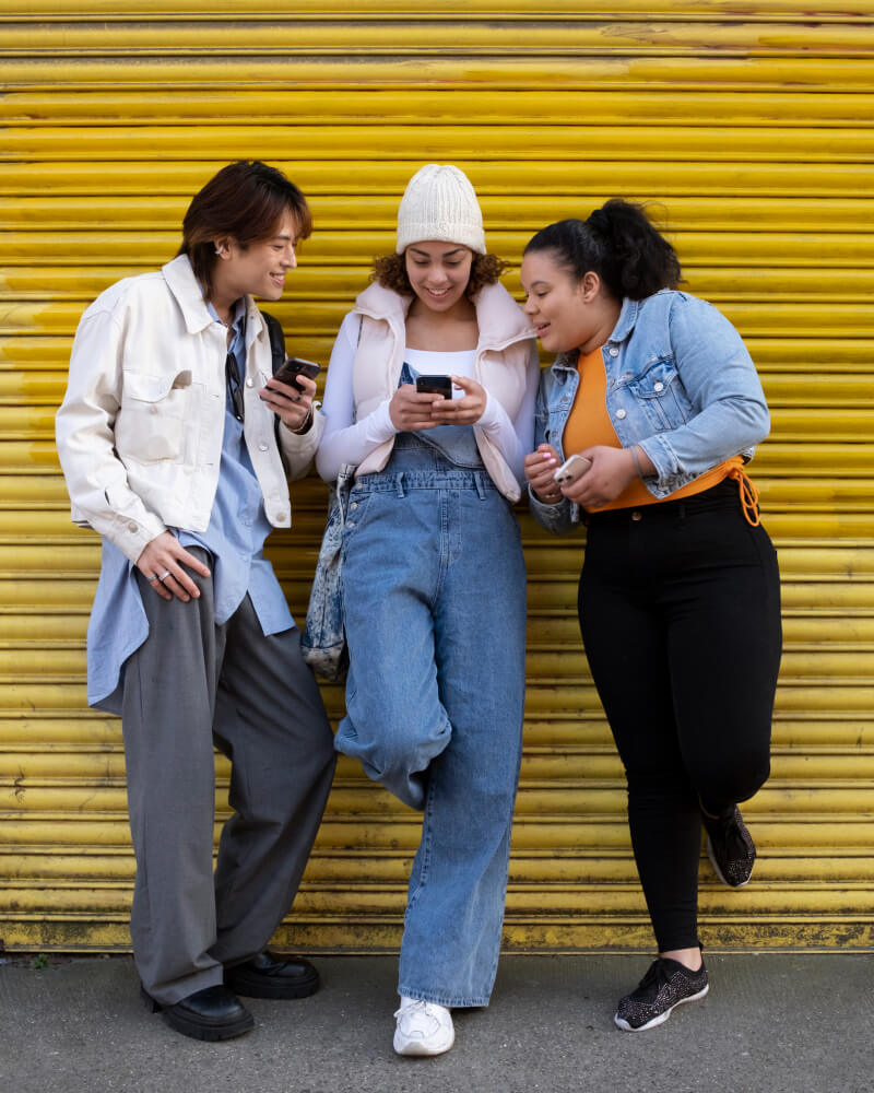 Watching TikTok Videos with Friends