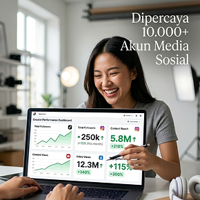 TheSocmed Dipercaya 10.000+ Akun Media Sosial